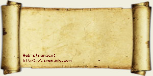 Jasmina Debelnogić vizit kartica